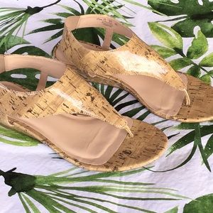 Life Stride Faux Cork  Simply Comfort Sandals